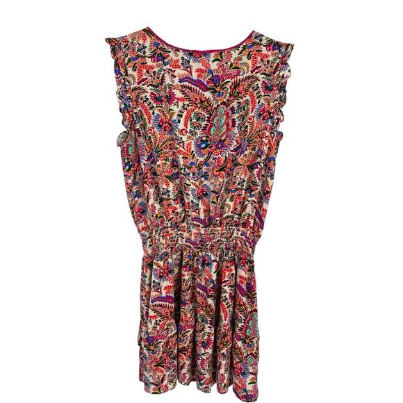 NATURAL LIFE Colorful Floral Mini Dress - Picture 2 of 12